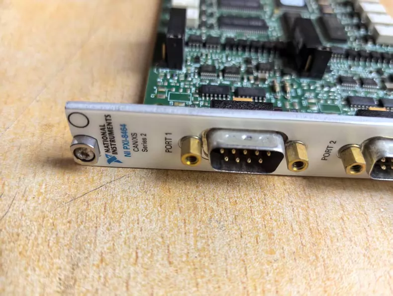 NI PXI-8464 Dual-Port CAN Communication Card for PXI Systems