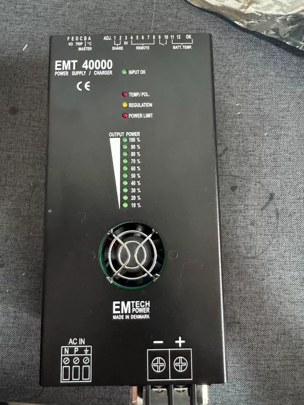 For Boats EMTECH EMT40024X Marine Power Supply 24V DC