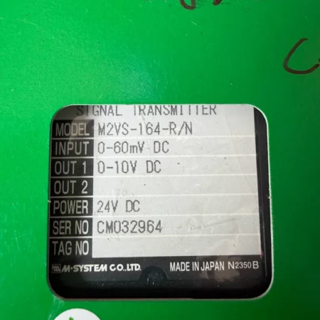 M-SYSTEM M2VS-164-R/N Signal Isolator Module DIN Rail