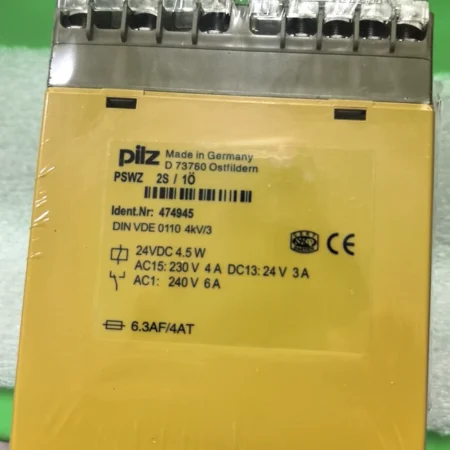 PILZ PSWZ 2S 474945 Safety Relay for Machine Guarding