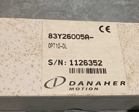 DANAHER MOTION 83Y26005A-OPT10-DL 1126352 Operator Panel
