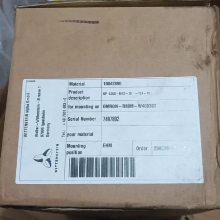 Planetary Gearhead WITTENSTEIN NP 025S-MF2-15-1E1-1S