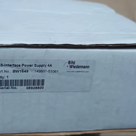 AS-i Power Supply Bihl+Wiedemann BW1649 for Control Panels